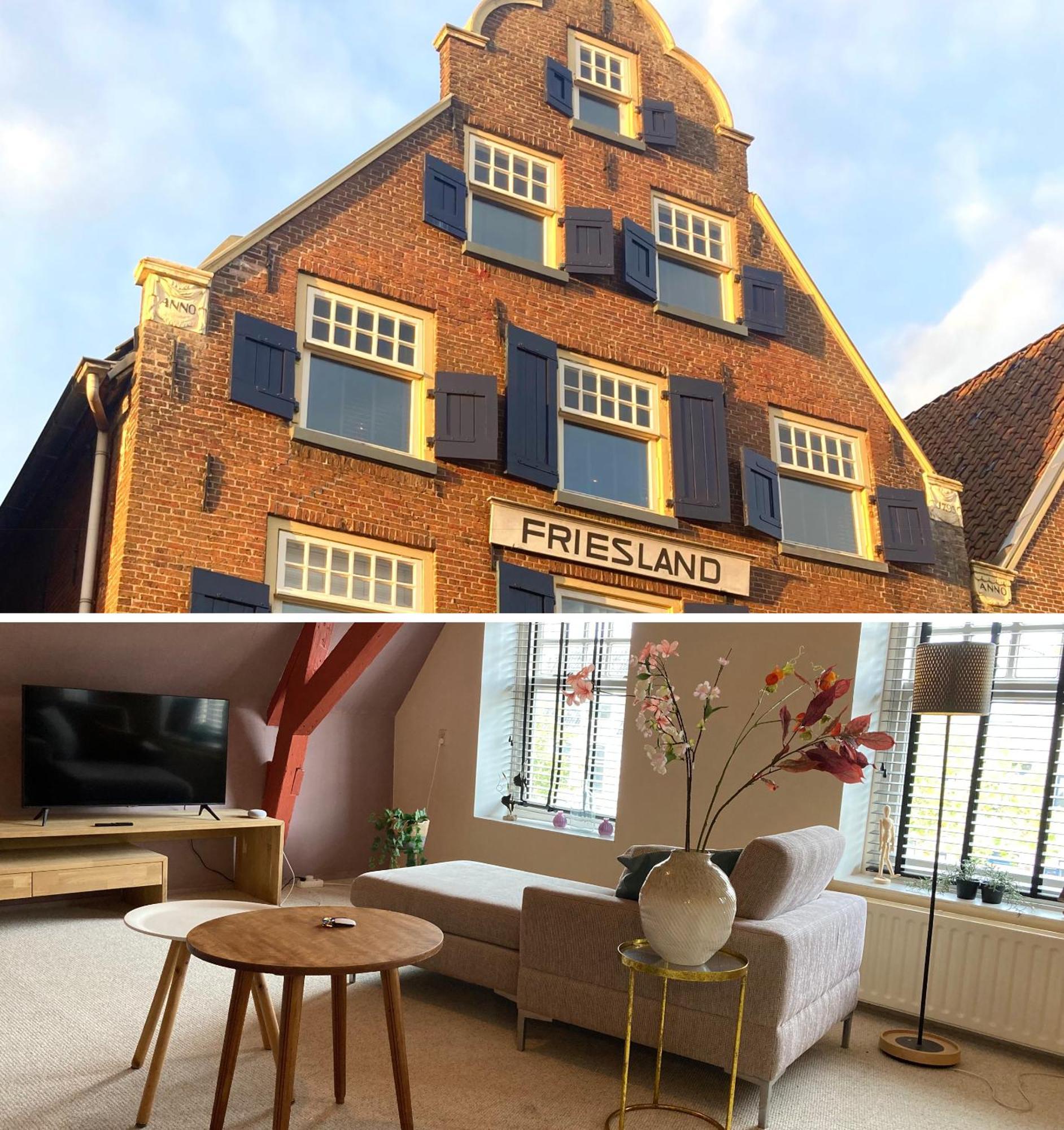Elegant Appartement In Pakhuis Friesland Centrum 陆瓦尔登 外观 照片